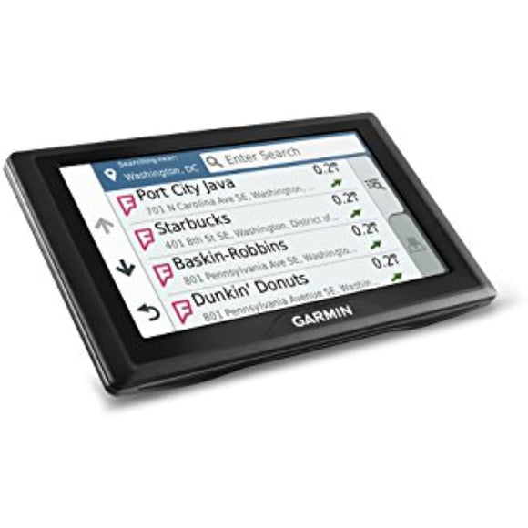 Garmin Drive 50 USA LM GPS Navigator System with Lifetime Maps, Spoken Turn-By-Turn Directions, Direct Access, Driver Alerts, and Foursquare Data, (Renewed)