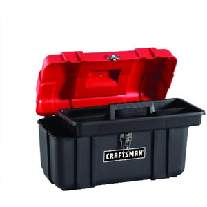 Craftsman 17" Plastic Hand Tool Box - Lightweight and Durable