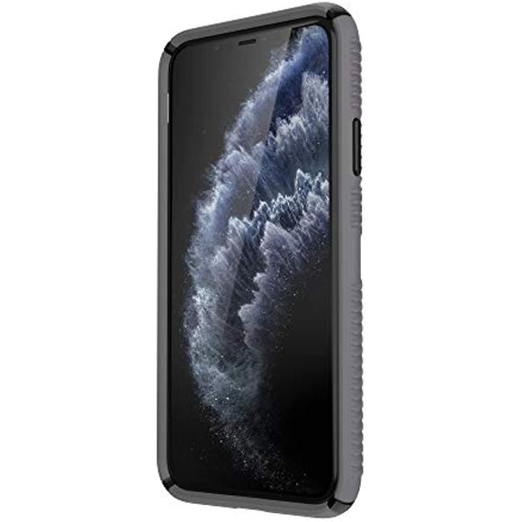 Speck Products Presidio2 Grip Case, Compatible with iPhone 11 PRO Max, Graphite Grey/Cathedral Grey/Black/Blood Red