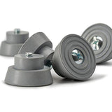 Replacement Rubber Tip for Kickdown / Drop Down Door Stop Holder, Grey, 5 Pack