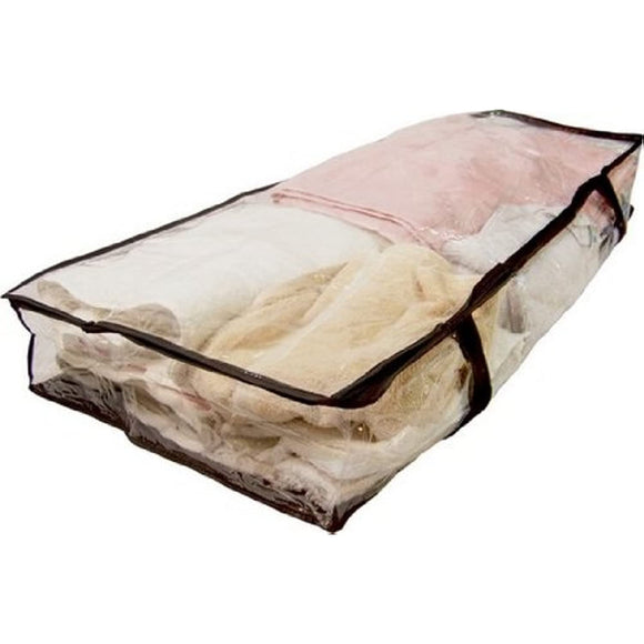 UNDERBED STORAGE BAG - ZIPPERED ROOM ORGANIZER - 18