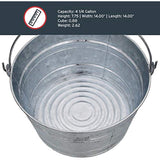 Behrens Hot-Dipped Galvanized Steel Utility Pail 4-1/4 Gallon