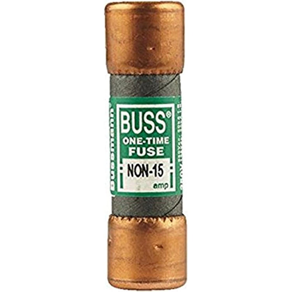 Bussmann General Purpose Fuse One-Time 15 Amp 250 V K5 Ferrule Ld Bulk