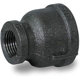 Supply Giant CNSD0563 3/4 X 1/4" Black Malleable Iron Reducing Coupling