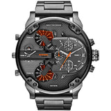 Diesel Men's 57mm Mr. Daddy 2.0 Quartz Stainless Steel Chronograph Watch, Color: Gunmetal (Model: DZ7315)