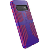 Speck Products CandyShell Grip Samsung Galaxy S10 Case, Ultraviolet Purple/Ruby Red