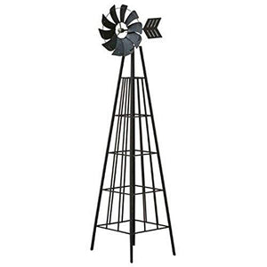 Panacea 88840 Windmill Obelisk,Black 72-Inch