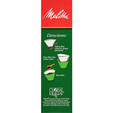 Melitta #4 Cone Coffee Filters, White, 100 Count