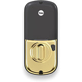 Yale Real Living Keyless Touchscreen Deadbolt in Polished Brass (Standalone) (YRD220-NR-605)
