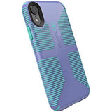 Speck Products CandyShell Grip iPhone Xs/iPhone X Case, Wisteria Purple/Mykonos Blue