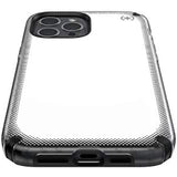 Speck Products Presidio2 Armor Cloud iPhone 12 Pro Max Case, Clear/Black/White Hot/Black/Black (138497-9254)