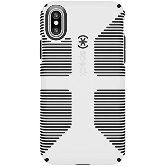 Speck Products CandyShell Grip Cell Phone Case for iPhone XS/iPhone X - White/Black