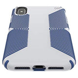 Speck Products Presidio Grip iPhone Xs Max Case, Microchip Grey/Ballpoint Blue (117106-7569)