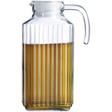 Luminarc Quadro 1.7-Liter (57.5 Ounce) Pitcher, Glass, 1, Clear