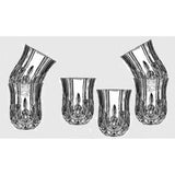 Le'raze Posh Crystal Collection Shot Glass Perfect for Serving Scotch, Whiskey, Tequila, or Vodka (Set of 6 - 2oz. Drink Shot Cups, Tumblers)