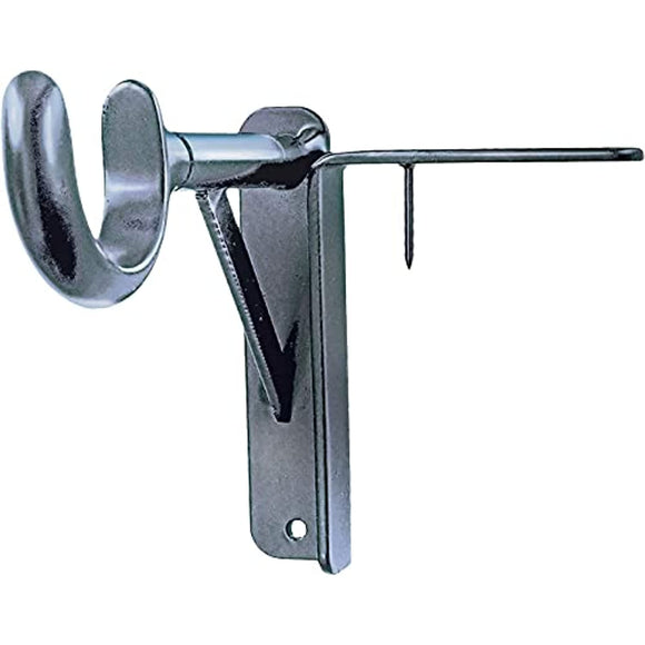 Spark Innovators Silver Tap Bracket - Easy Install No Drill Curtain Rod Brackets - As Seen on TV - Set of 2
