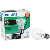 Philips Lighting 410498 A19 Ecovantage Halogen Lamp 43 Watt E26 Medium Base 750 Lumens 2920K Warm White