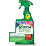 Natria 707100 Insect, Disease, & Mite Control for Indoor and Outdoor Plants, 24-Ounce, Ready-to-Use