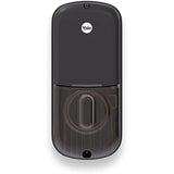 Yale Real Living Electronic Push Button Deadbolt Fully Motorized with Zwave Technology, Oil-Rubbed Bronze