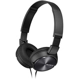 Sony MDR-ZX310-BLACK Wired Headphones with Lightweight Adjustable Headband and Swivel Earcups