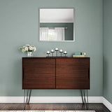 Elegant Decorative Votive Candle Holder Centerpiece, 5 Glass Votive Cups on Wood Base/Tray for Wedding, dining table centerpiece, decorations living room, decor coffee table Centerpiece, birthday gift