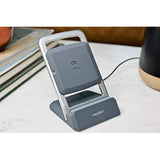 Ventev Universal Wireless Charger | Charges at Rapid Rate, No Cable Needed, Multi View Capability | Short Circuit, Overcharge Protection | Black (599456)