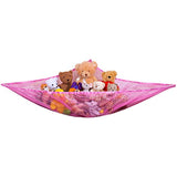 Jumbo Toy Hammock - Organize stuffed animals or children's toys with the mesh hammock. Looks great with any décor while neatly organizing kid’s toys and stuffed animals. Expands to 5.5 feet - Pink
