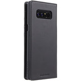 Case-Mate Note 8 Case - WALLET FOLIO - Black - Real Leather - Slim Design for Samsung Galaxy Note 8 - Black