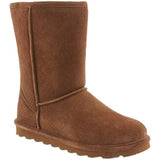 BEARPAW Women's Elle Short Hickory Size 8 | Women's Boot Classic Suede | Women's Slip On Boot | Comfortable Winter Boot