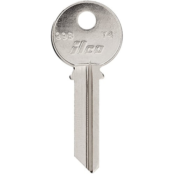 KABA ILCO Y4-998 Ilco, Key Blank for Yale Lockset, Equivalent to Yale Key Blank