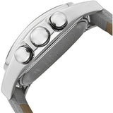 Invicta Men's 11730 Lupah Collection Silver Textured Dial Interchangeable Leather Strap Watch Set