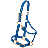 Weaver Leather Original Adjustable Nylon Horse Halter, Suckling, Blue