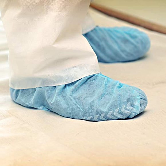 Trimaco 54310 SuperTuff Skid-Resistant Polypropylene Shoe Guards, 10 Pairs
