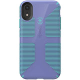 Speck Products CandyShell Grip iPhone Xs/iPhone X Case, Wisteria Purple/Mykonos Blue