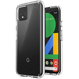 Speck Presidio Stay Clear Google Pixel 4 Case, Clear, 132084-5085