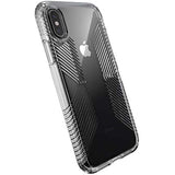 Speck Products Presidio Perfect-Clear with Grip Case, Compatible with iPhone Xs/iPhone X, Clear/Clear (136273-5085)