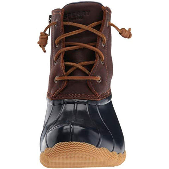 Sperry Women's Saltwater Boots, TAN/Navy, 9 Medium