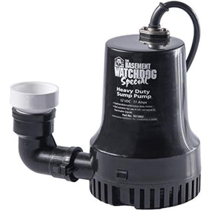 THE BASEMENT WATCHDOG Model BWSP 2,600 GPH at 0 ft. and 1,850 GPH at 10 ft. Special CONNECT Battery Backup Sump Pump System with WiFi Capable 24 Hour a Day Monitoring Controller
