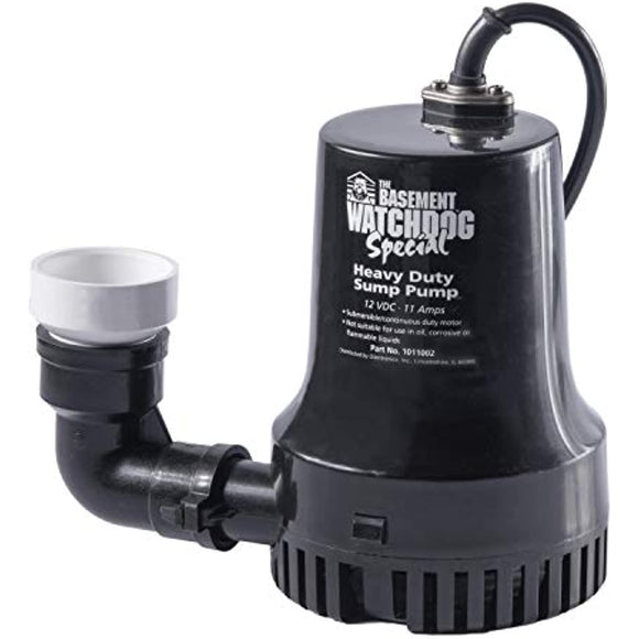 THE BASEMENT WATCHDOG Model BWSP 2,600 GPH at 0 ft. and 1,850 GPH at 10 ft. Special CONNECT Battery Backup Sump Pump System with WiFi Capable 24 Hour a Day Monitoring Controller