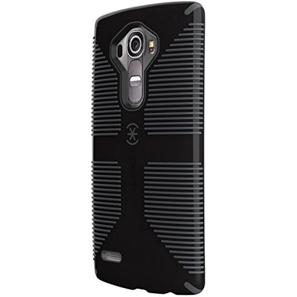 Speck Products Cell Phone Case for LG G4 - Retail Packaging - Black/Slate Gray