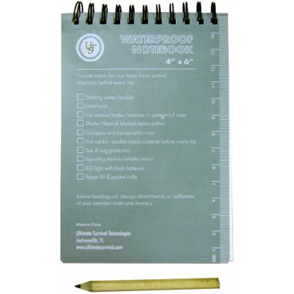 UST Waterproof Notebook, 4x6 inch