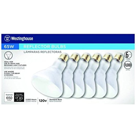 Westinghouse Reflector Floodlight Bulb Flood 65 W 650 Lumens Br30 Med Base Medium Base (E26) 5-3/8 I