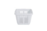 Rubbermaid Laundry Basket, 1.6-Bushel, White, Laundry, Storage, Bathroom, Bedroom, Home Closet Clothes Basket