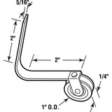 Slide-Co 111893 Screen Door Tension Spring with Roller, 1 inch Nylon (2-pack)