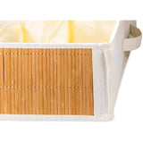 Under The Bed Shoe Organizer - Keep Your Shoes Organized with Storage for Up to Twelve Pairs of Shoes. Decorative Bamboo Siding, Easily Visible with Clear Cover and Protected from Moisture and Dust.
