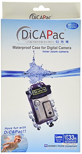 DiCAPac WP711 145x95mm Small Inner Zoom Waterproof Case with Soft Lens