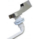 Universal Plastic Toilet Tank Flush Lever, Chrome Finish Handle, Fits Most Toilets