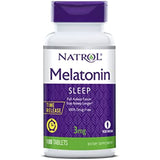 Natrol Melatonin Time Release Tablets, 3mg, 100 Count