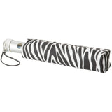 totes Signature Basic Automatic Compact Umbrella, Zebra, One Size