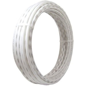 SharkBite U850W50 Potable Water Pex Tubing, 1/4-Inch(3/8 O.D.) x 50 ft, Grey